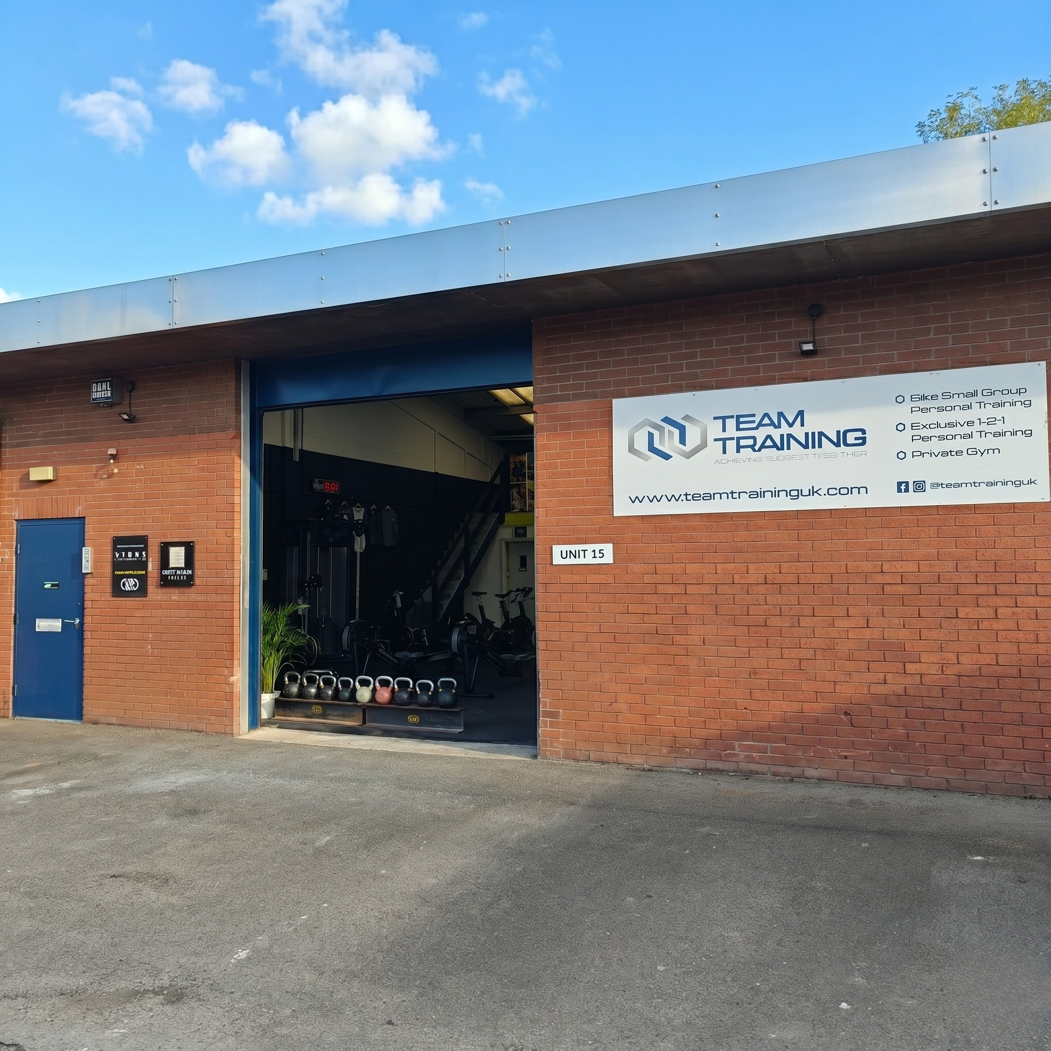 First Class Health sports massage and injury assessment clinic at Team Training UK Northwich